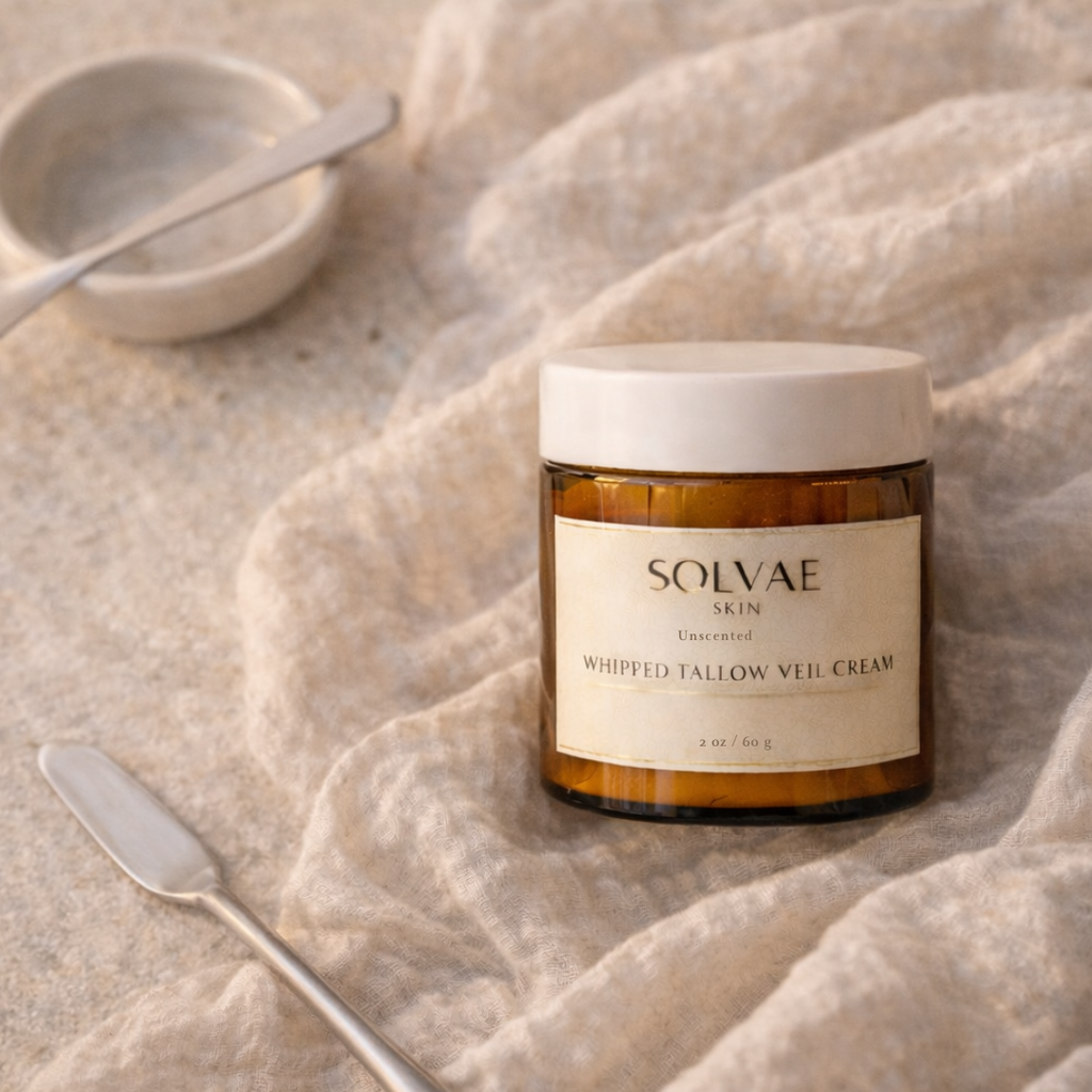 Whipped Tallow Barrier Cream | Repair Cream with Squalene, Jojoba, Ceramides & Vitamin E