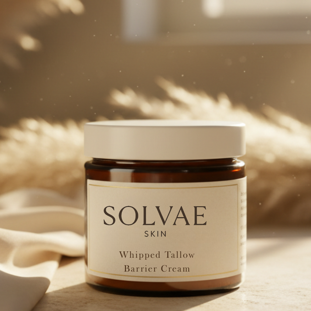 Whipped Tallow Barrier Cream | Repair Cream with Squalene, Jojoba, Ceramides & Vitamin E