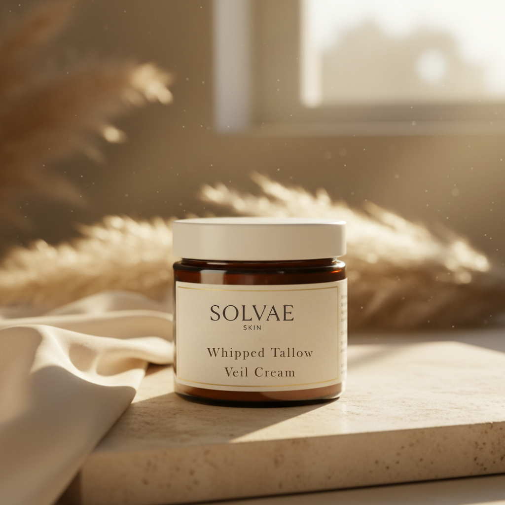 Whipped Tallow Barrier Cream | Repair Cream with Squalene, Jojoba, Ceramides & Vitamin E