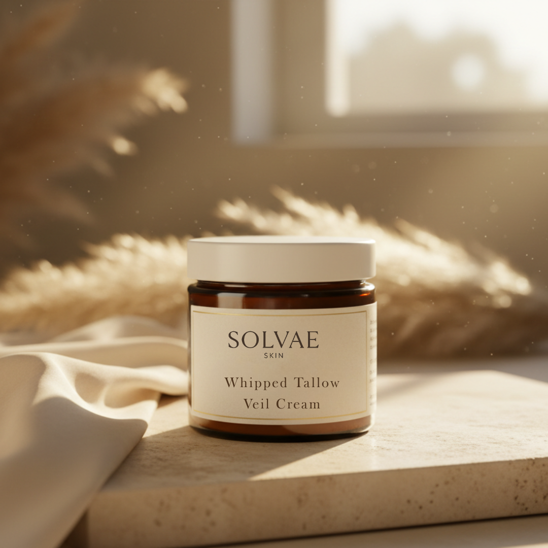 Whipped Tallow Barrier Cream | Repair Cream with Squalene, Jojoba, Ceramides & Vitamin E